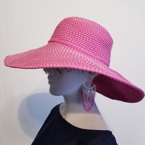 hot pink sun hat